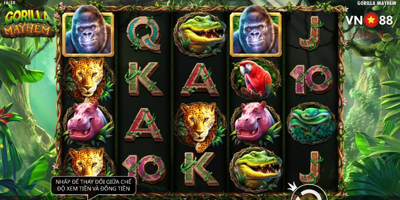 Tựa game Gorilla Mayhem Tại PP Slots