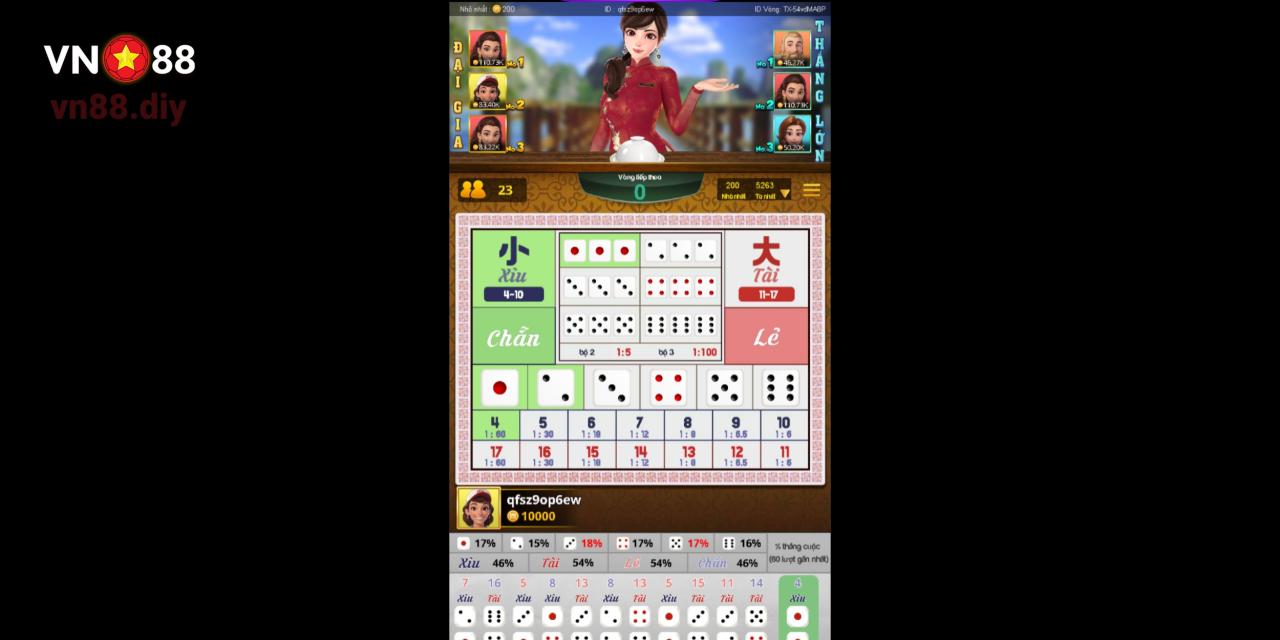 Tựa Game Tài Xỉu Tại King Maker VN88